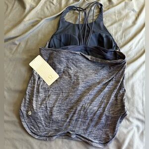 Lululemon Raise the Barre tank top shirt sports bra new with tags size 8